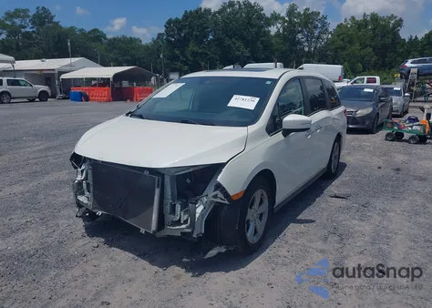 2019 Honda Odyssey Ex-L z USA, uszkodzony, nr VIN 5FNRL6H79KB111685